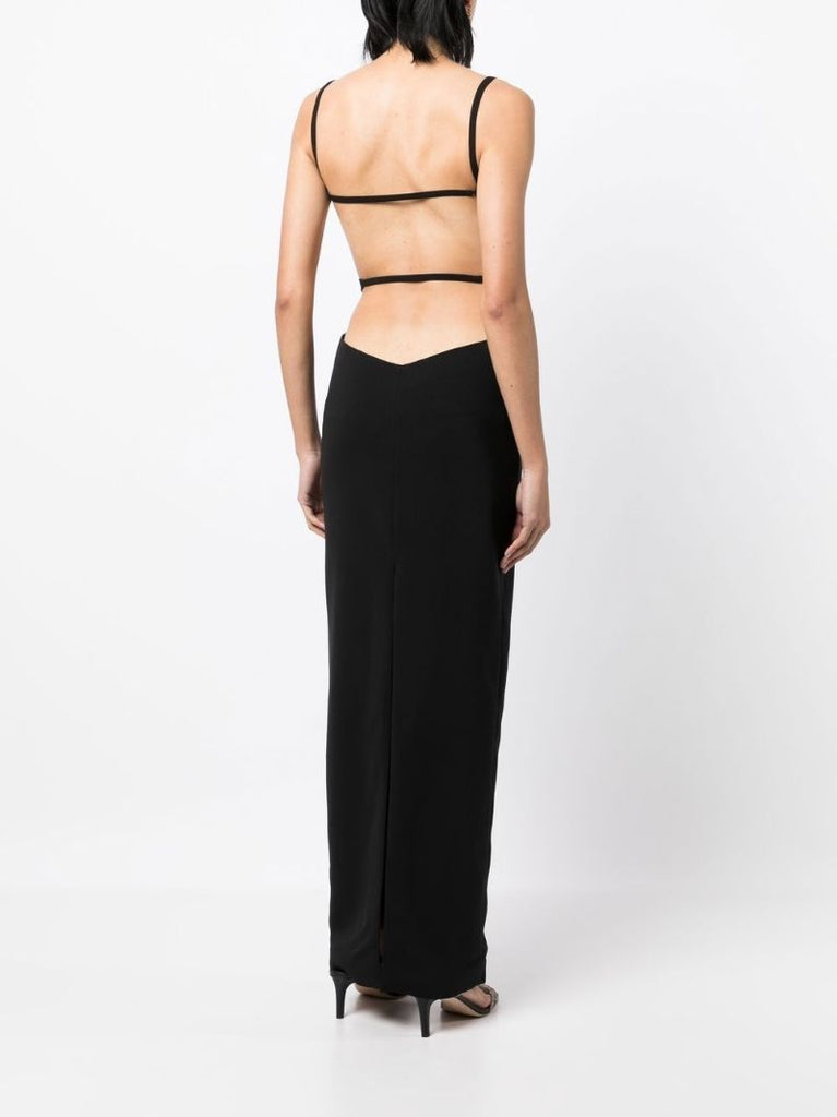 Black Gianetta Cut-out Gown