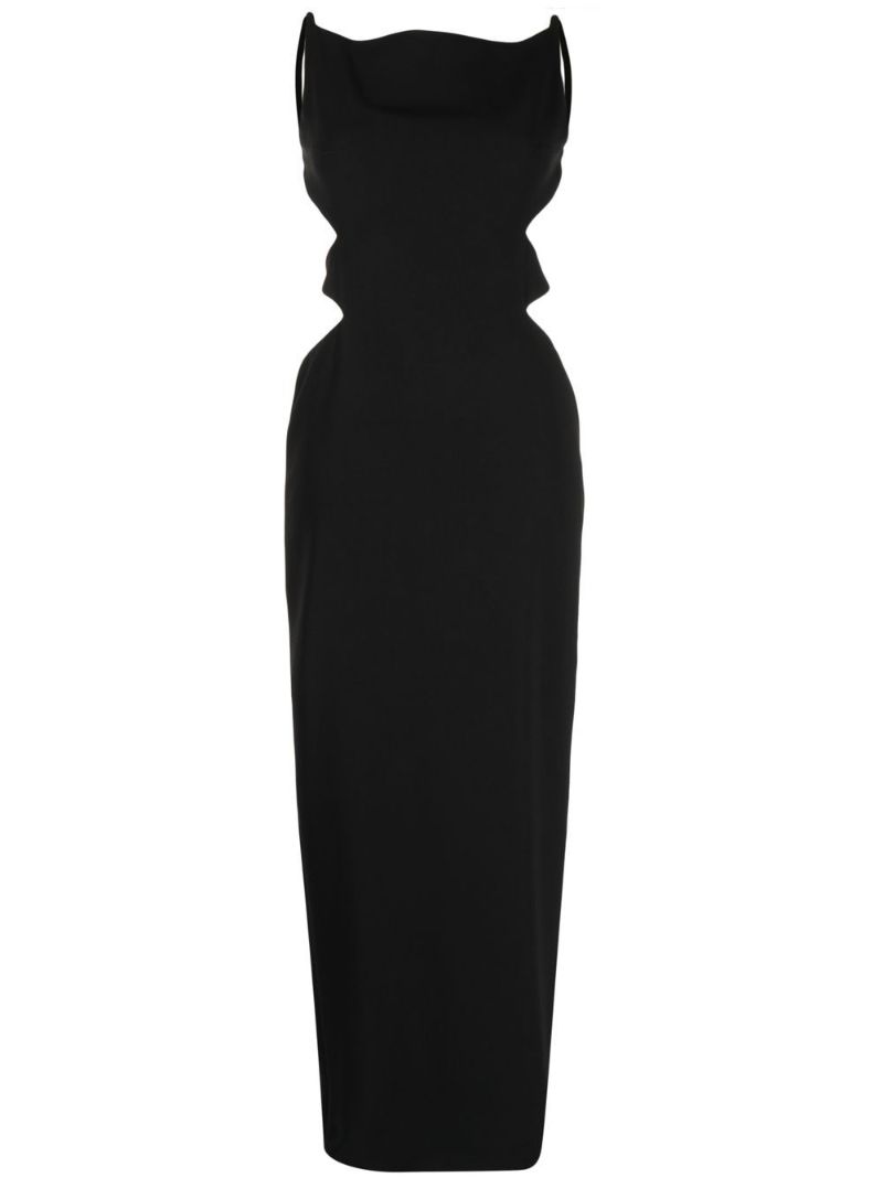 Black Gianetta Cut-out Gown