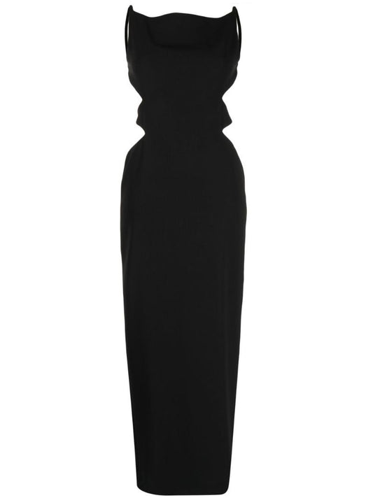 Black Gianetta Cut-out Gown