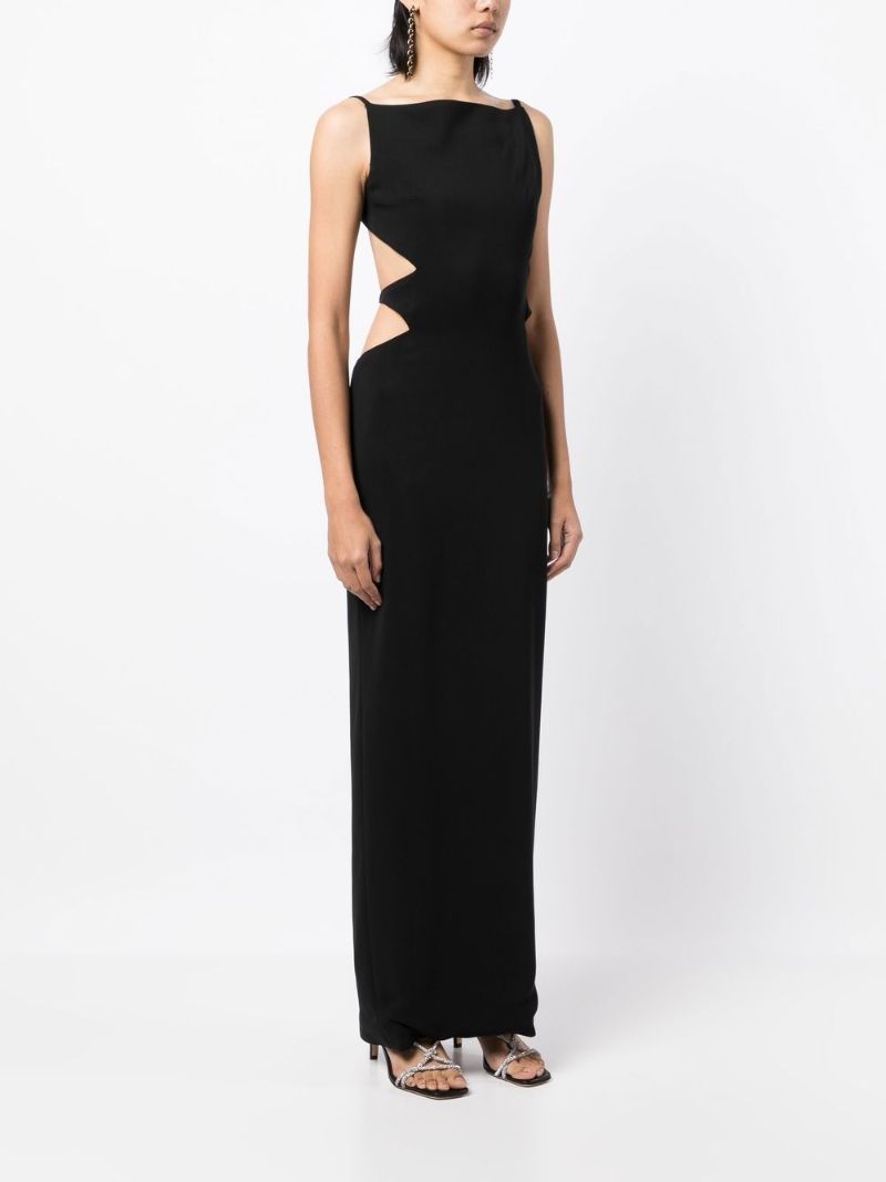 Black Gianetta Cut-out Gown