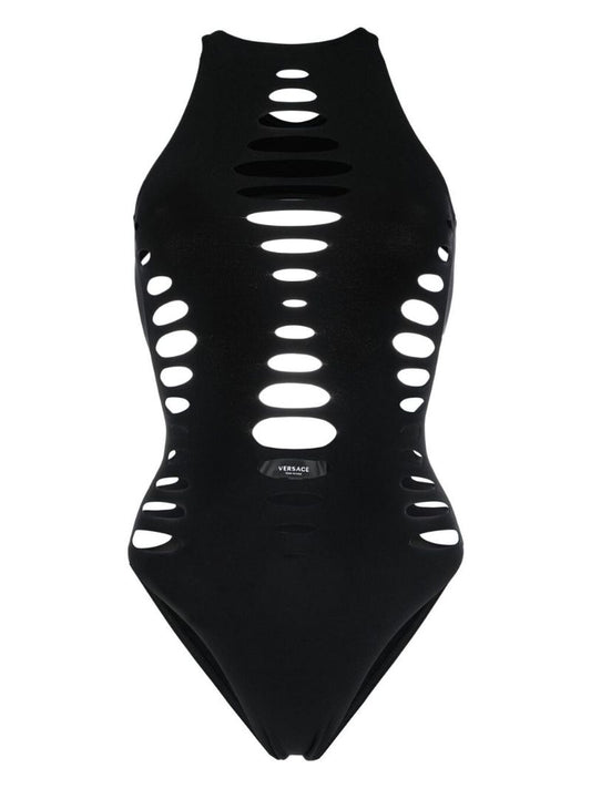 Black Cut-out Detail Swimsuit