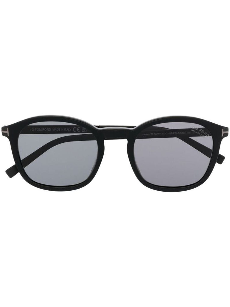 Black Jason Round Frame Sunglasses