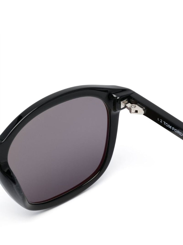 Black Jason Round Frame Sunglasses