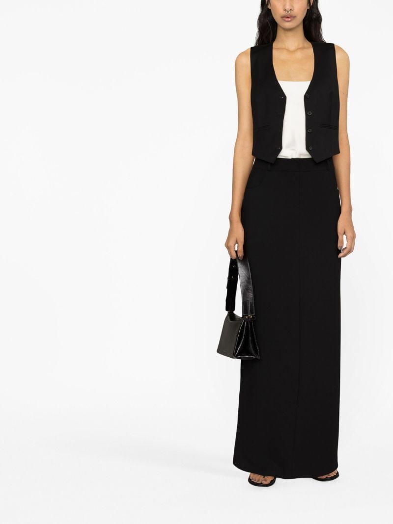 Black Malvo Maxi Skirt