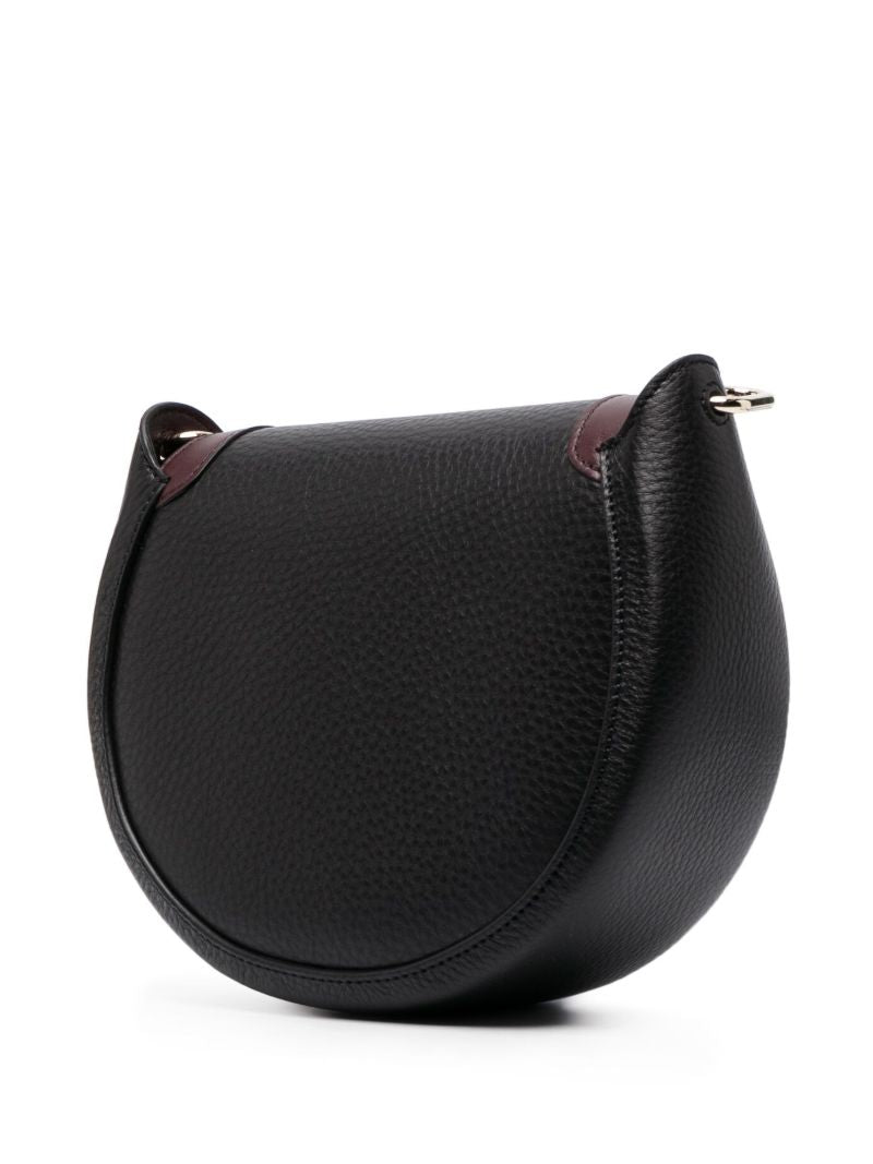 Black Arlene Leather Cross-body Bag