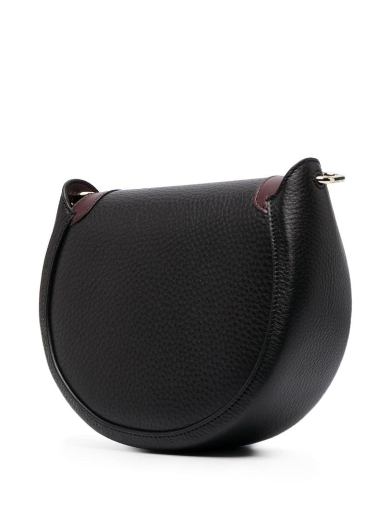 Black Arlene Leather Cross-body Bag