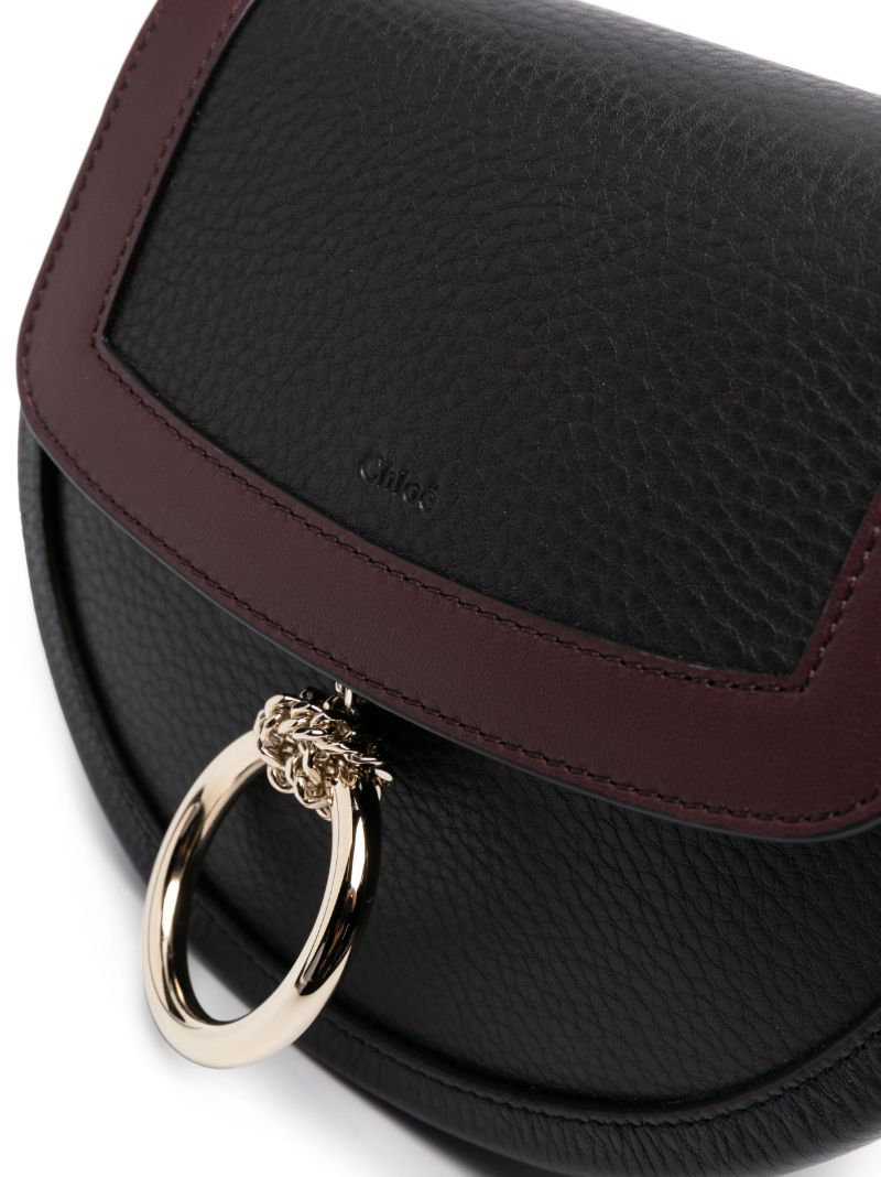 Black Arlene Leather Cross-body Bag