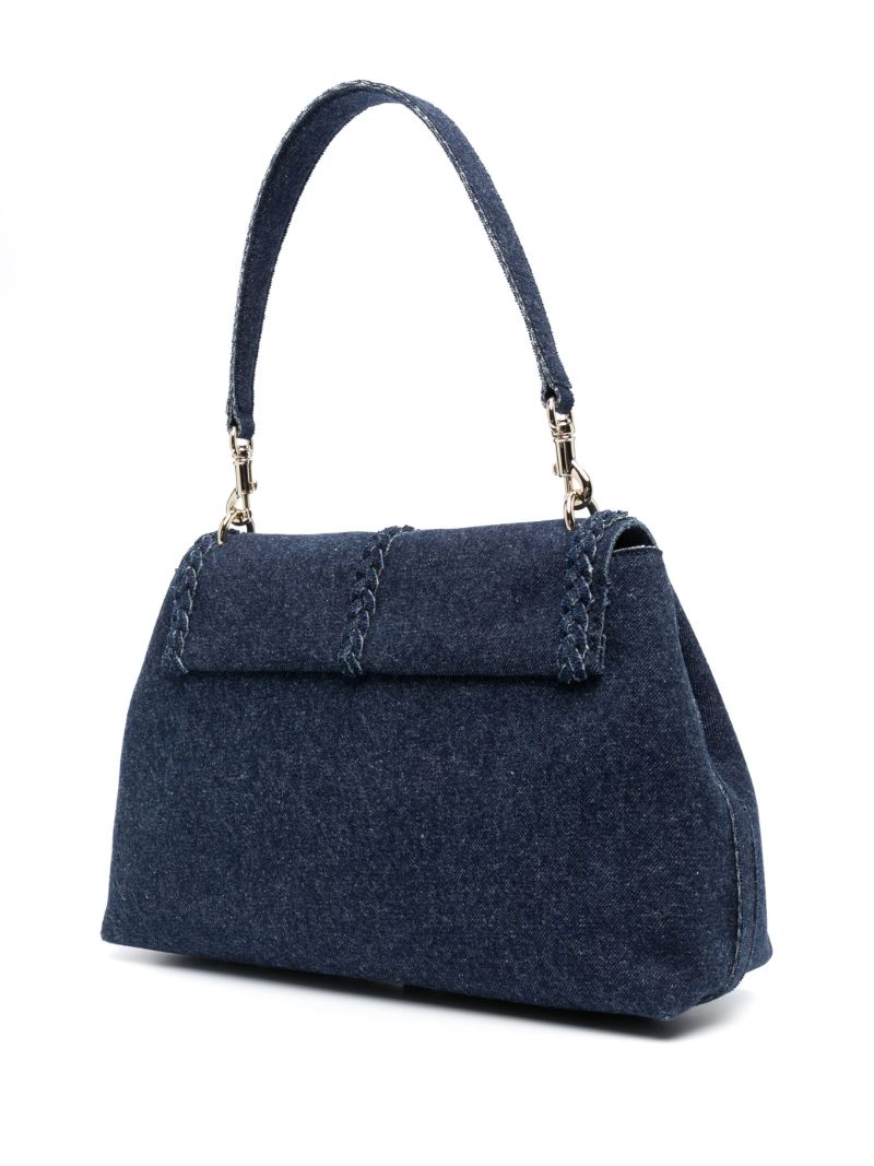 Blue Penelope Medium Denim Shoulder Bag