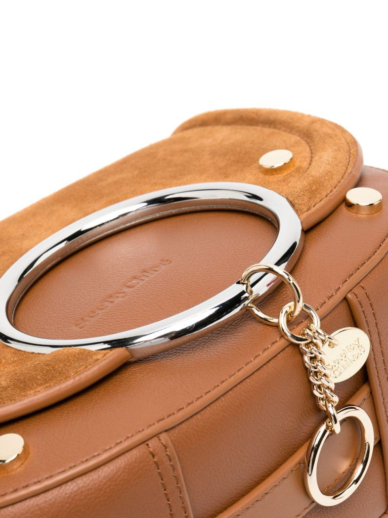 Brown Mara Suede Cross Body Bag