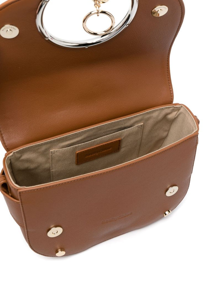 Brown Mara Suede Cross Body Bag