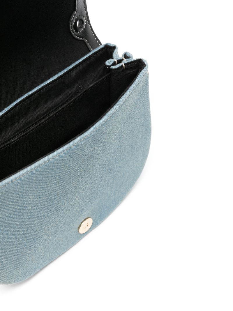 Blue Hana Denim Cross Body Bag