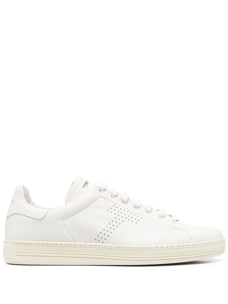 Neutral Warwick Leather Sneakers