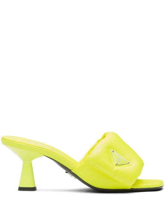 Green 65 Logo-plaque Padded Mules