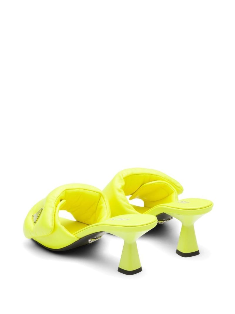 Green 65 Logo-plaque Padded Mules