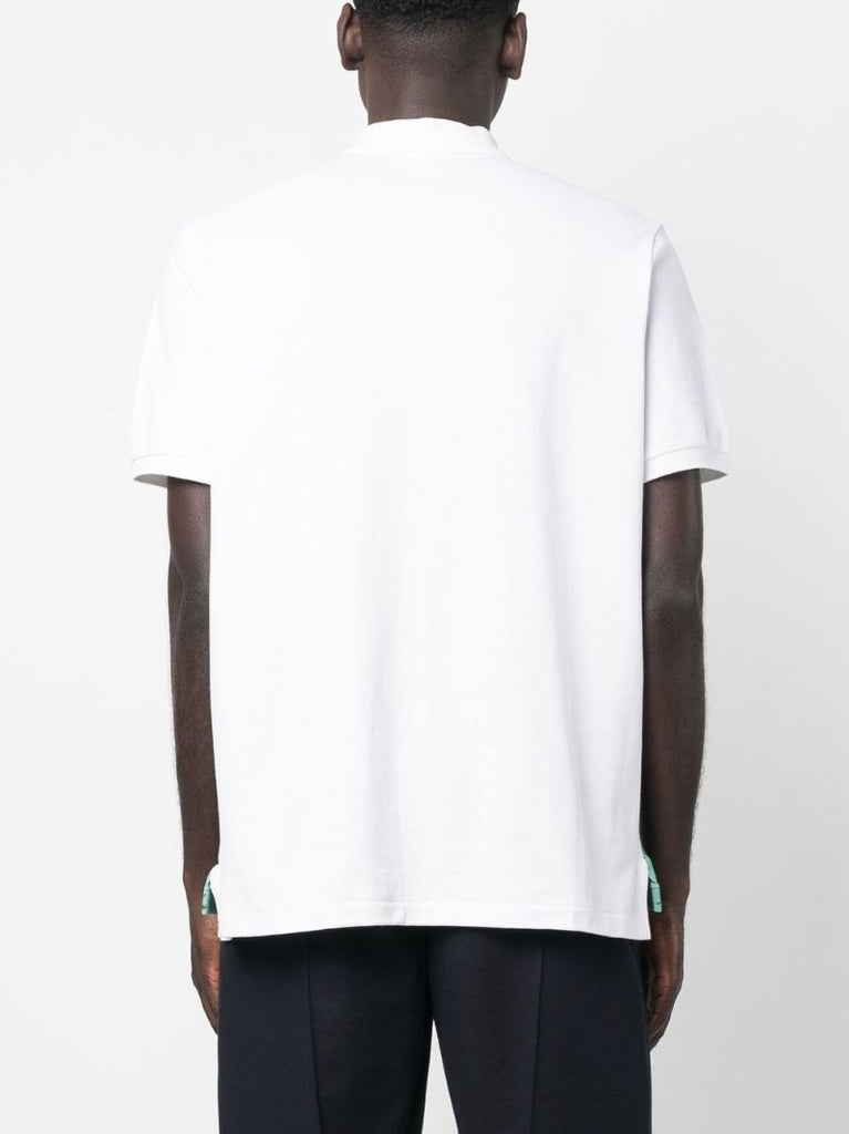 White Polo Match Cotton Polo Shirt