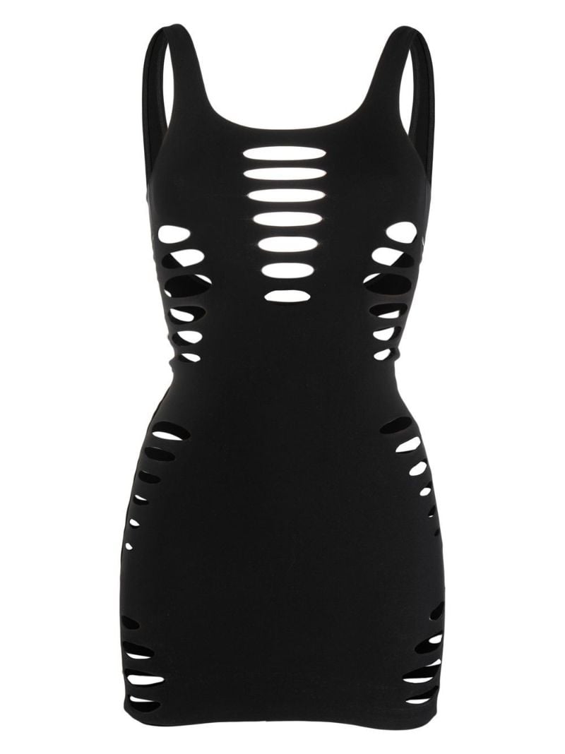 Black Cut-out Mini Dress