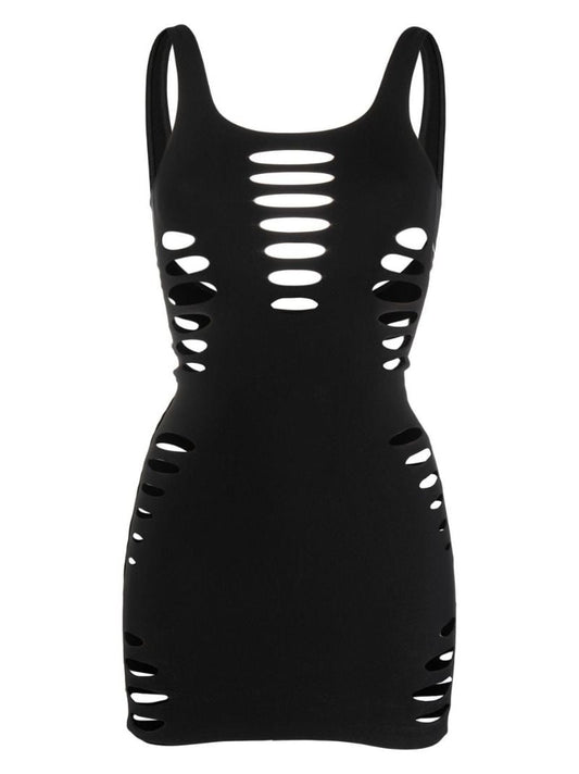 Black Cut-out Mini Dress