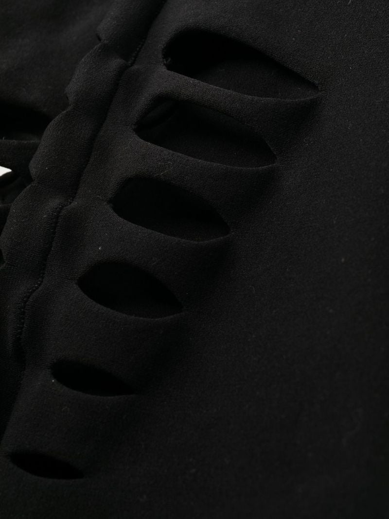Black Cut-out Mini Dress