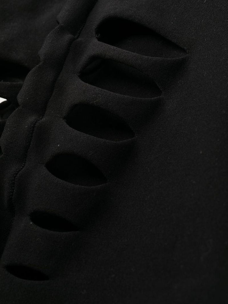 Black Cut-out Mini Dress