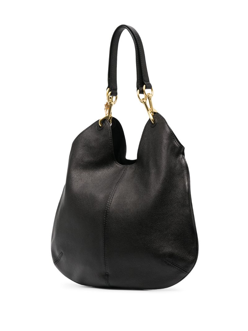 Black Hana Suede Tote Bag