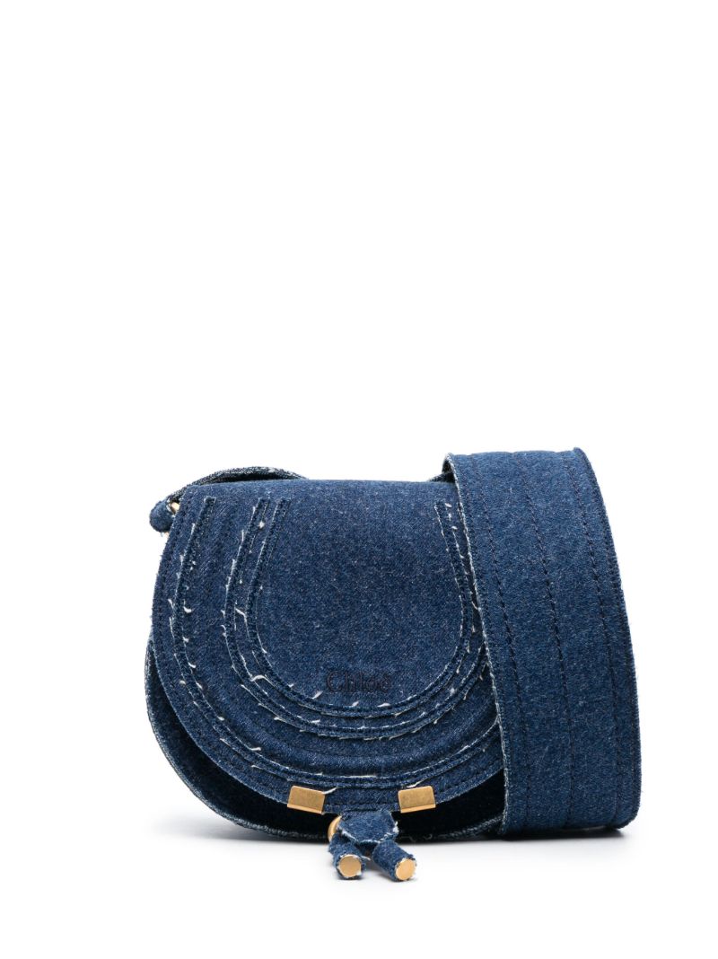 Blue Marcie Small Denim Cross Body Bag