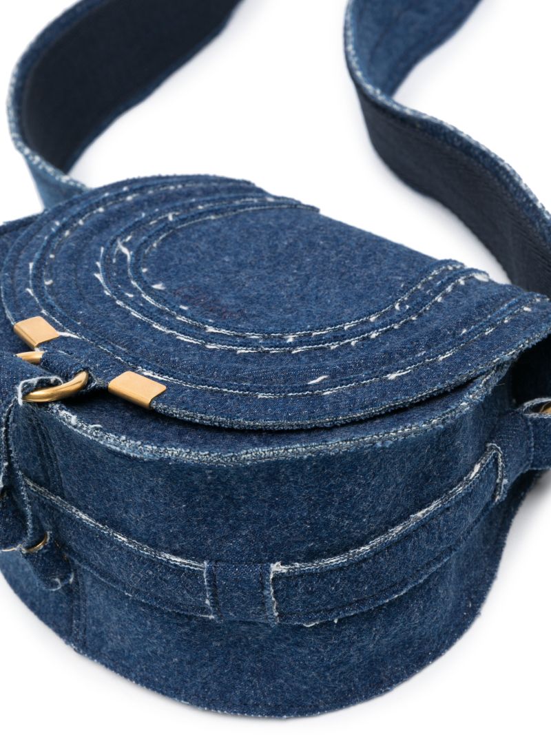 Blue Marcie Small Denim Cross Body Bag