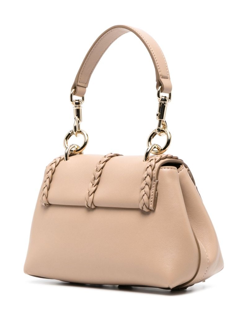 Neutral Penelope Leather Mini Bag