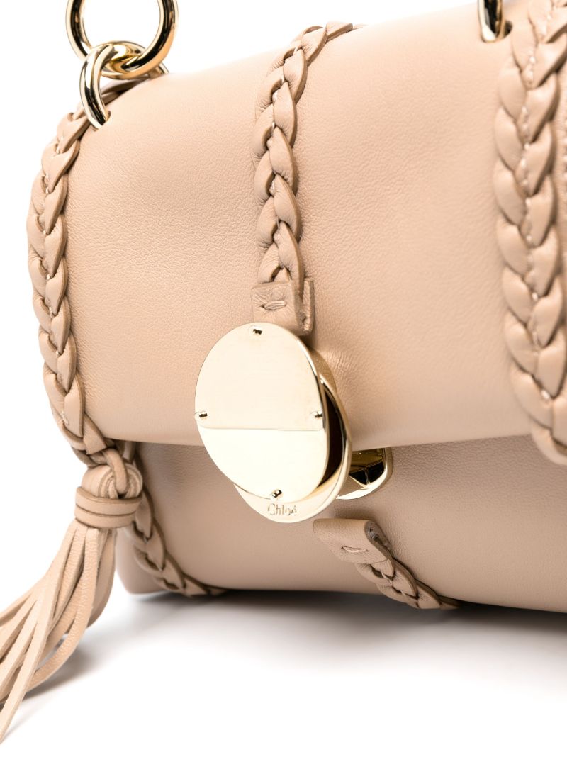 Neutral Penelope Leather Mini Bag