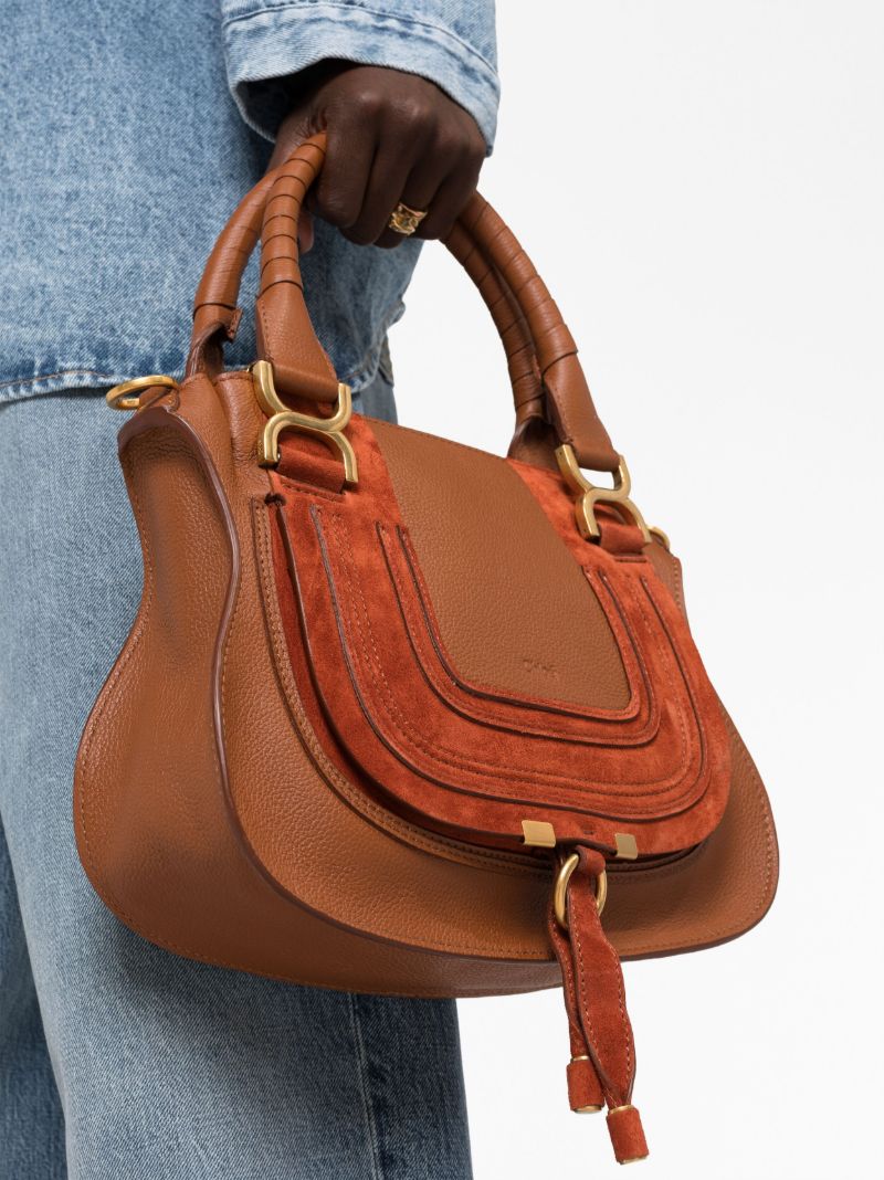 Brown Marcie Leather Tote Bag