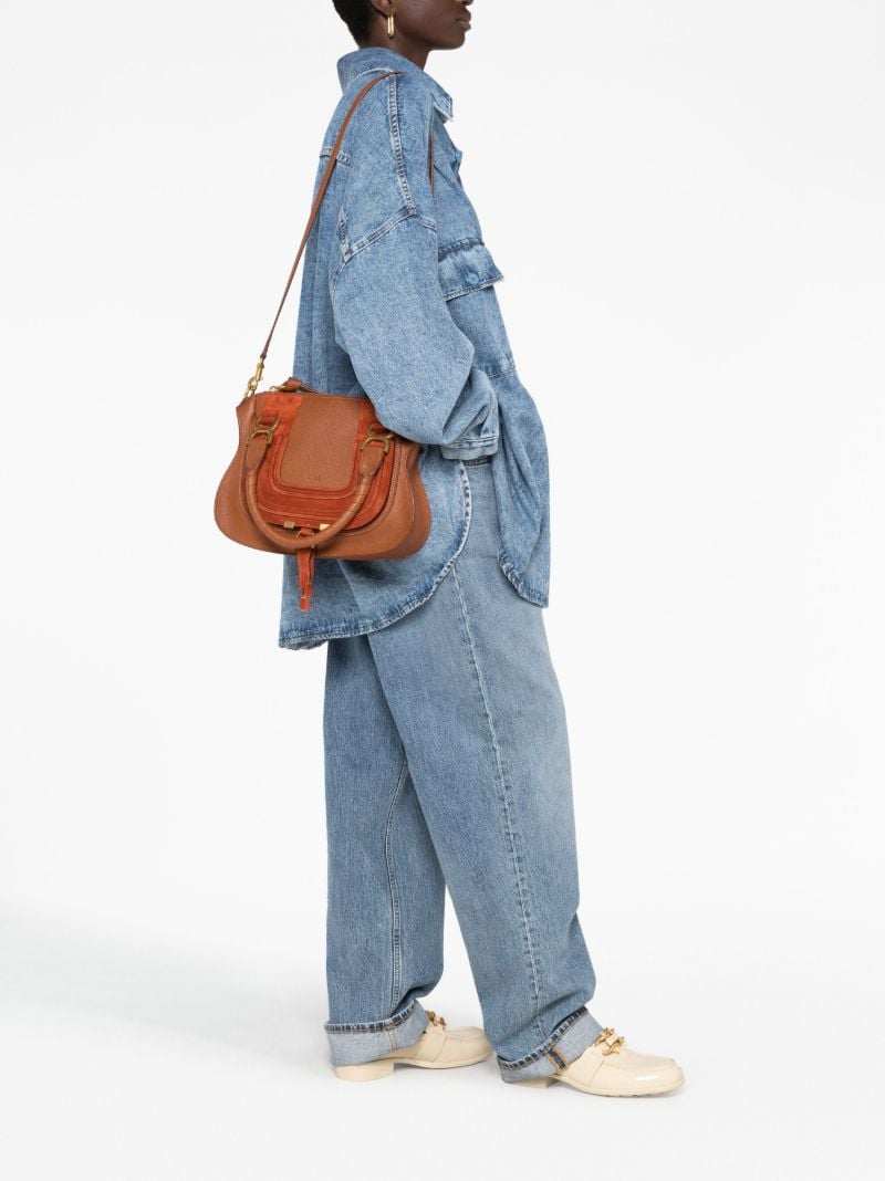 Brown Marcie Leather Tote Bag