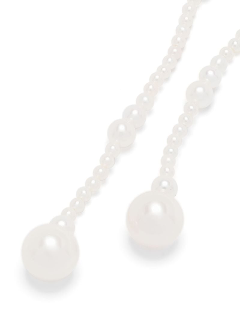 14k Yellow Gold Promenade De Claude Pearl Drop Earrings