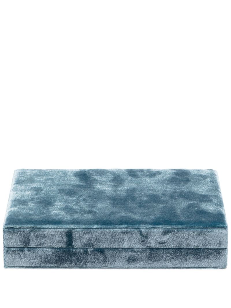 Blue TrÃ_x0083_Â©sor Velvet Jewellery Box