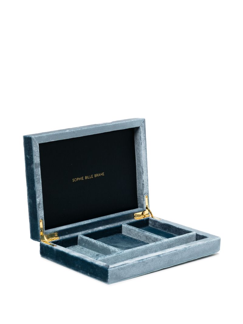 Blue TrÃ_x0083_Â©sor Velvet Jewellery Box