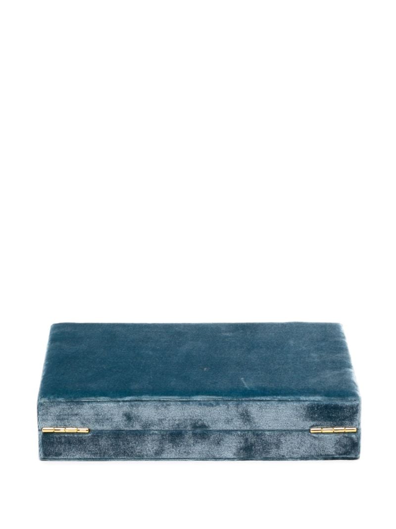Blue TrÃ_x0083_Â©sor Velvet Jewellery Box
