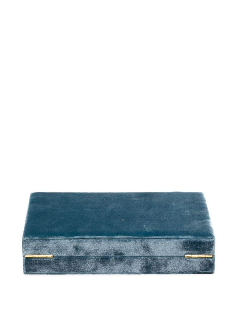 Blue TrÃ_x0083_Â©sor Velvet Jewellery Box