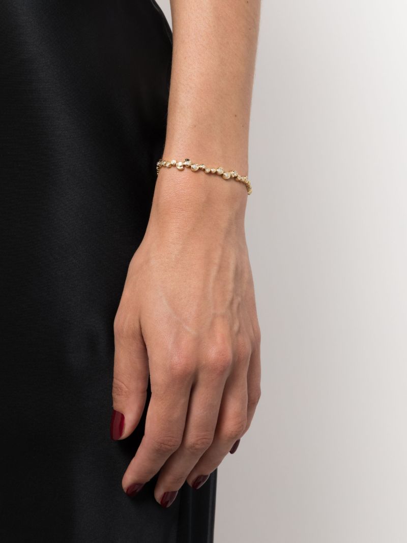 9kt RiviÃ_x0083_Â¨re Escargot Diamond Bracelet