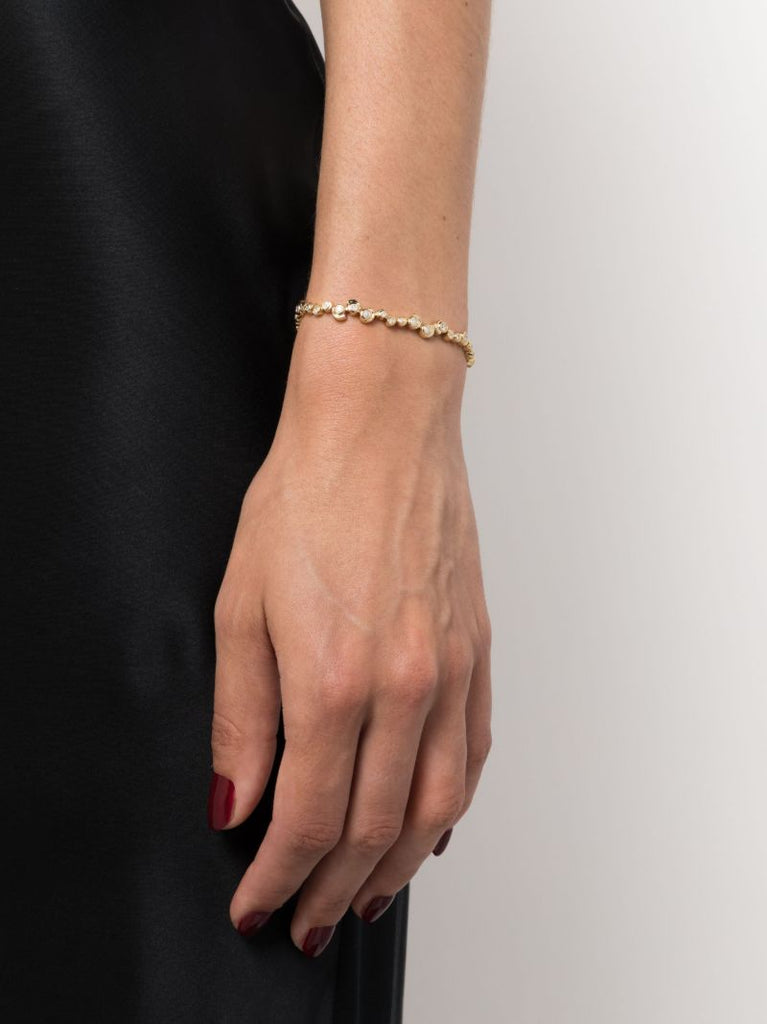 9kt RiviÃ_x0083_Â¨re Escargot Diamond Bracelet