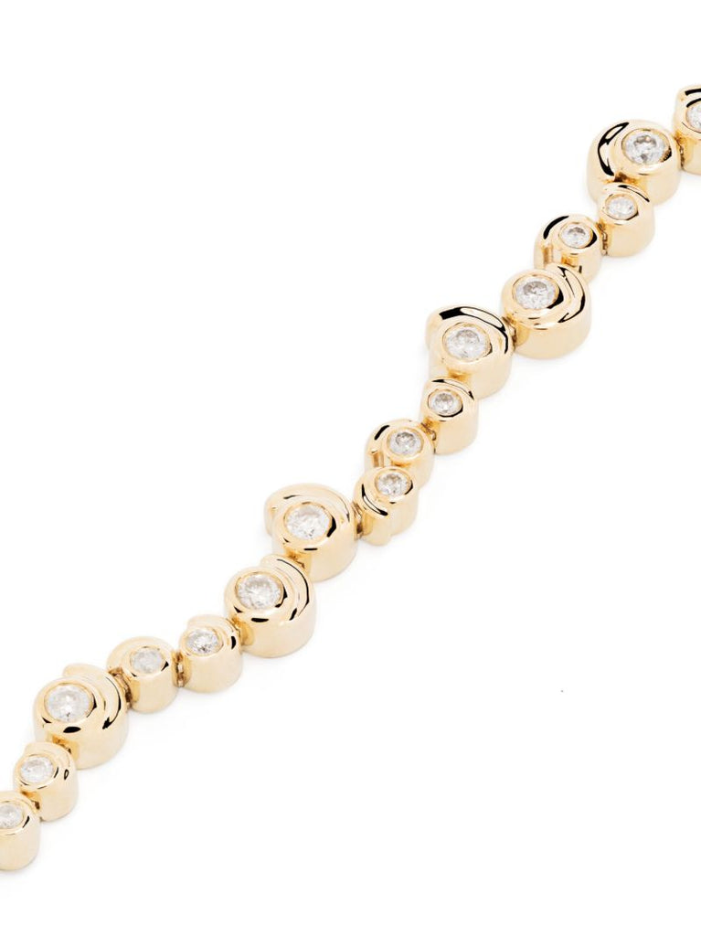 9kt RiviÃ_x0083_Â¨re Escargot Diamond Bracelet