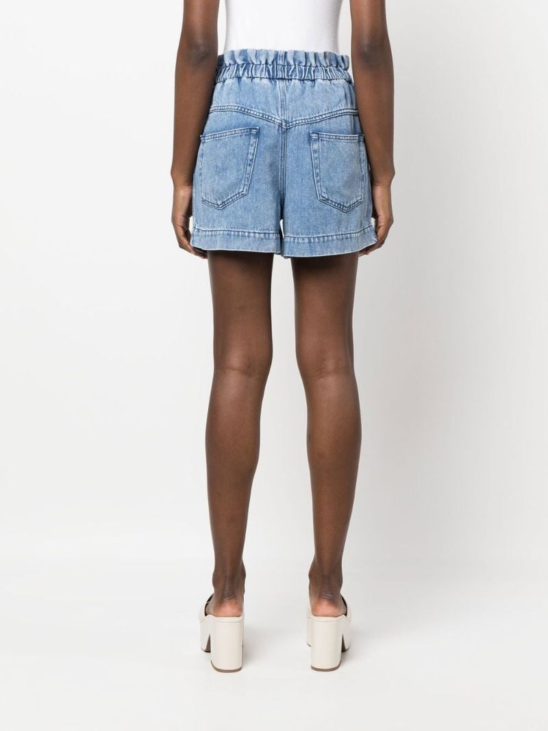Blue Titea Denim Shorts