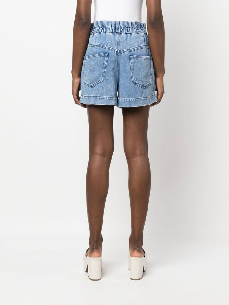Blue Titea Denim Shorts