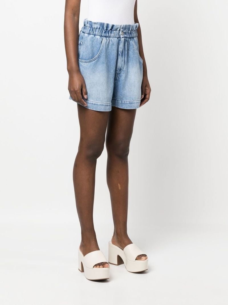 Blue Titea Denim Shorts