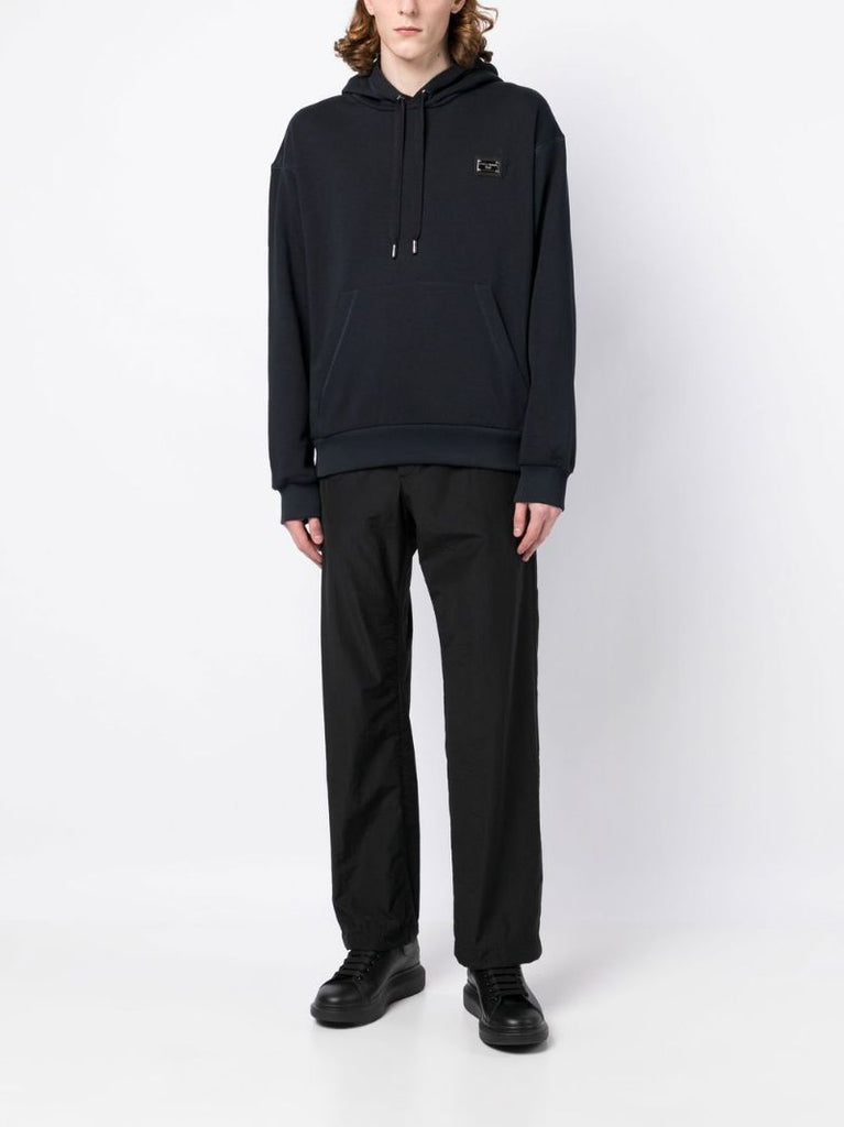 Branded Tag Jersey Hoodie