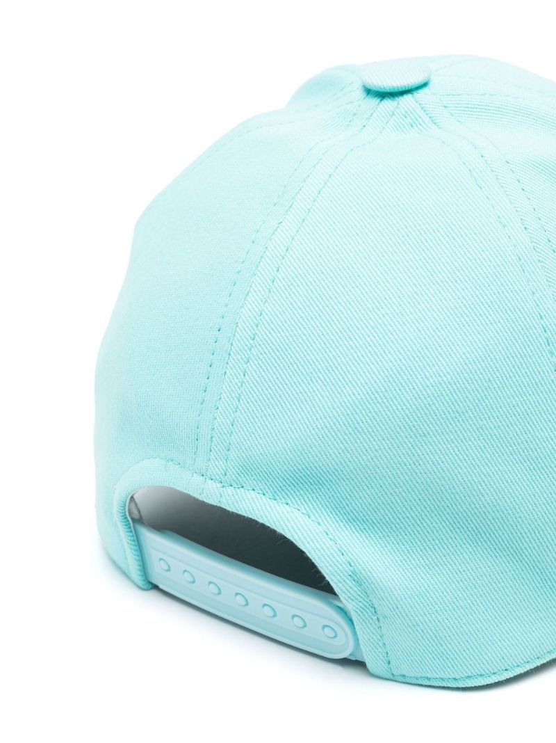 Blue Embroidered Logo Baseball Cap