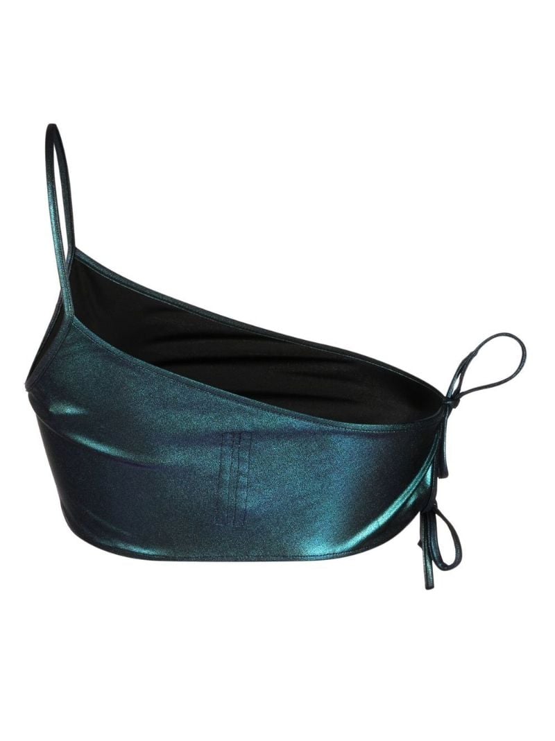 Blue Taco One-shoulder Bikini Top