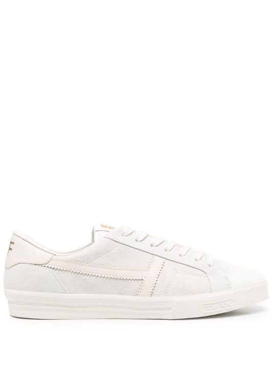 White Jackson Suede Sneakers