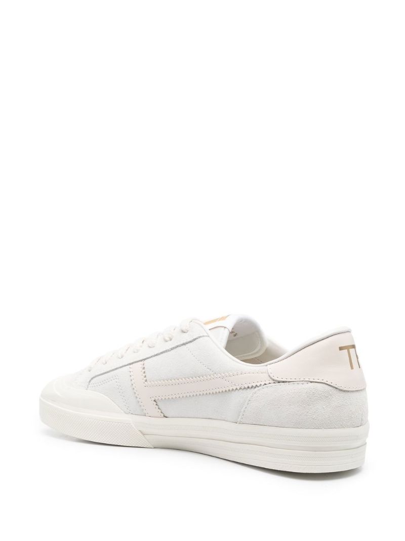 White Jackson Suede Sneakers