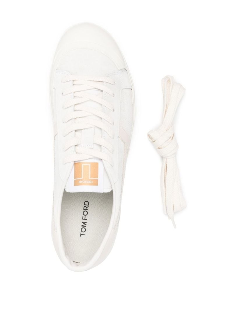 White Jackson Suede Sneakers
