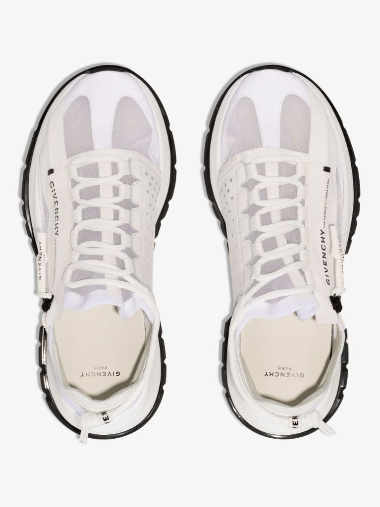 White Spectre Low Top Sneakers