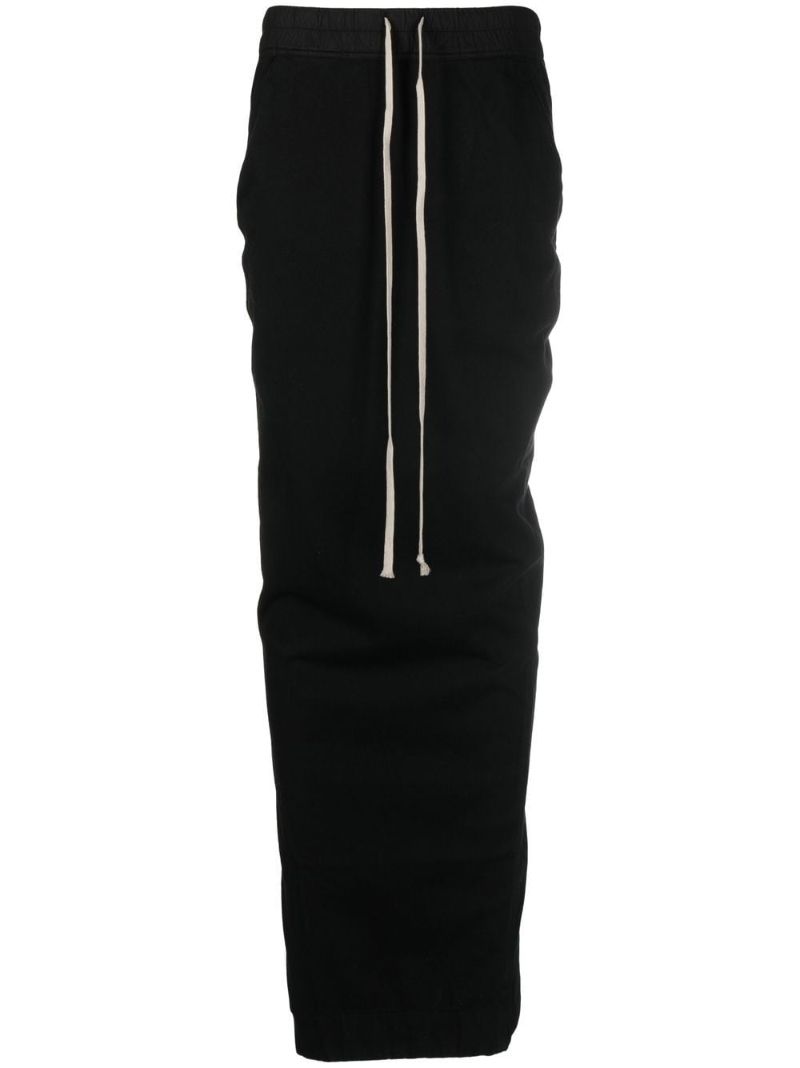 Black Pillar Maxi Skirt