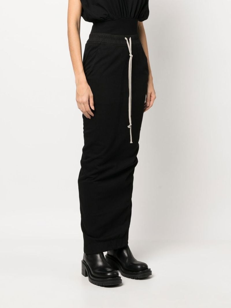 Black Pillar Maxi Skirt